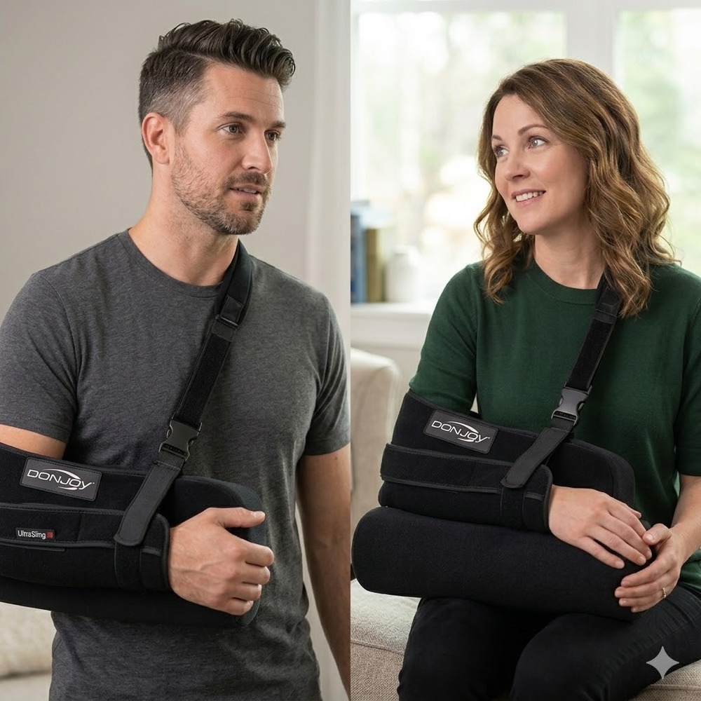 DonJoy UltraSling III Unisex M Orthopedic Shoulder Arm Immobilizer Support Sling